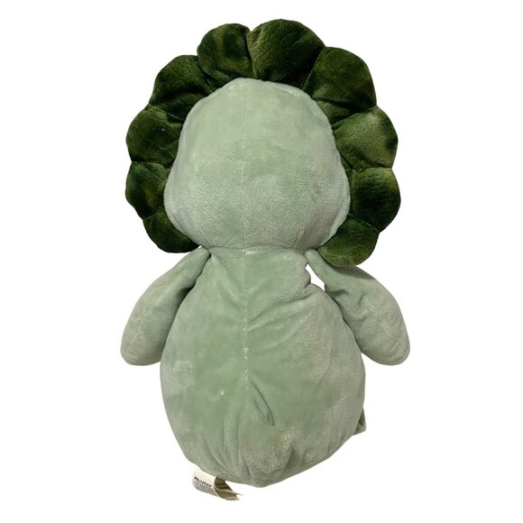 Kellytoy Triceratops Dinosaur Plush Rattle 20" Green Stuffed Animal Baby Toy - Picture 3 of 7